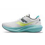 8r Saucony S20759-15 Triumph 20 running shoe - offwhite/ciel/yellow/grey 